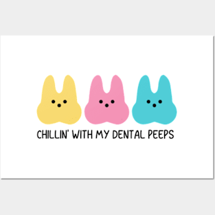 Dental Peeps Funny Dental Staff Matching Posters and Art